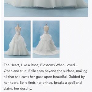 Wedding dress; Disney Belle